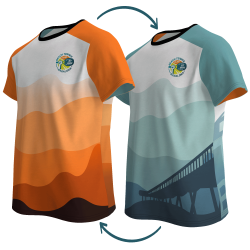 Camiseta reversible manga corta Beach Tennis Badalona