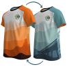 Camiseta reversible manga corta Beach Tennis Badalona