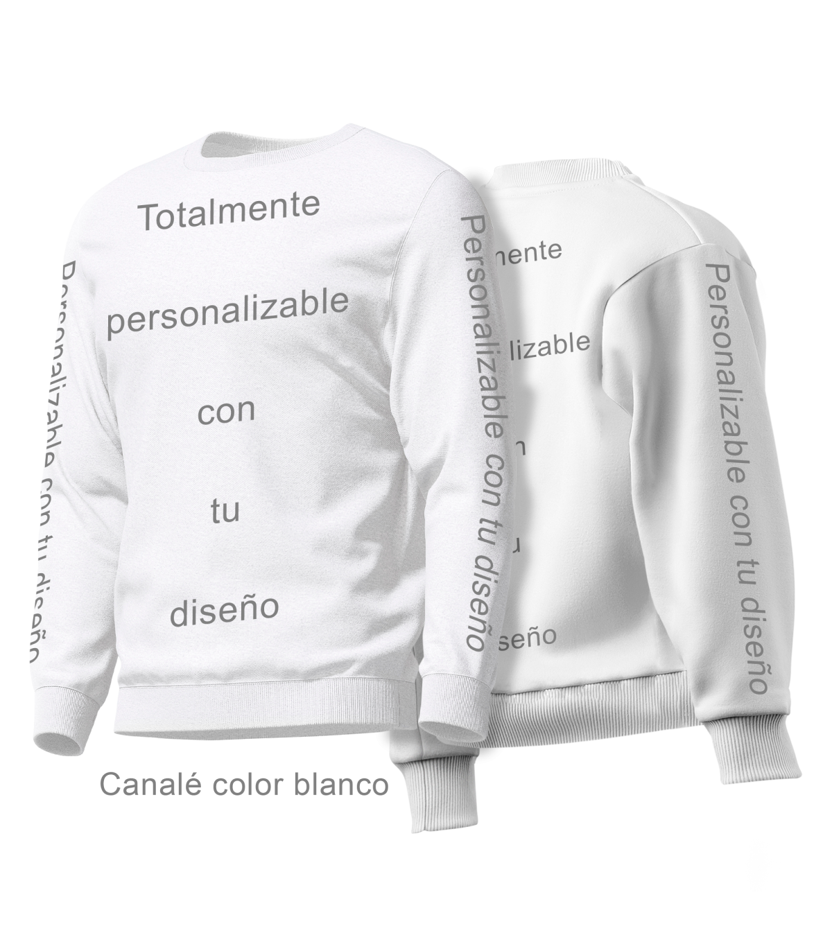 Sudadera cuello redondo ANTIC personalizada 100% fullprint