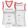 Camiseta baloncesto de mujer HAYA personalizada 100% fullprint