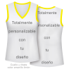 Camiseta baloncesto de mujer HAYA personalizada 100% fullprint