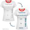 Camiseta reversible de mujer IBIZA personalizada 100% fullprint