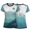 Camiseta reversible manga corta de mujer Beach Tennis Badalona