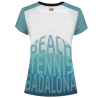 Camiseta reversible manga corta de mujer Beach Tennis Badalona