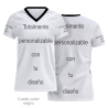 Camiseta multideporte cuello pico de mujer SONKA personalizada 100% fullprint