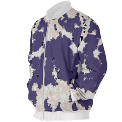 Chaqueta Bomber Vaca Lila