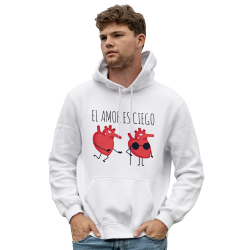 Sudadera con capucha El Amor Es Ciego