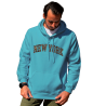 Sudadera con capucha New York Leopardo