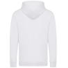 Sudadera ligera con capucha Iqoniq RILA blanca 3XL-5XL