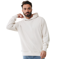 Sudadera con capucha Iqoniq YENGO blanca