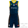 Conjunto de baloncesto personalizado 100% fullprint
