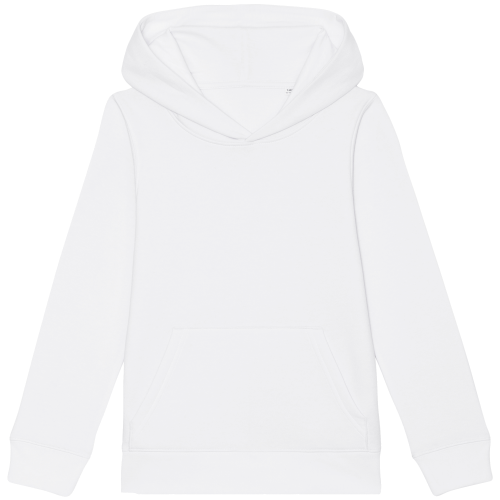 Sudadera blanca niño con capucha de algodón orgánico Stanley/Stella Mini  Cruiser personalizada, comprar online