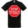 Camiseta despedida de soltero personalizable: stop