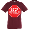 Camiseta despedida de soltero personalizable: stop