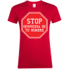 Camiseta despedida de soltera personalizable: stop