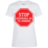 Camiseta despedida de soltera personalizable: stop