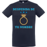 Camiseta despedida de soltero personalizable: anillo