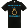 Camiseta despedida de soltero personalizable: anillo