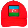 Gorra infantil con bandera Azerbaiyan