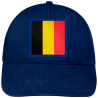 Gorra infantil con bandera Bélgica