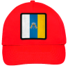 Gorra infantil con bandera Canarias