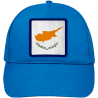 Gorra infantil con bandera Chipre