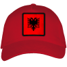 Gorra adulto con parche bandera  Albania