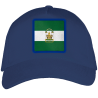 Gorra adulto con parche bandera Andalucía