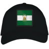 Gorra adulto con parche bandera Andalucía