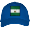 Gorra adulto con parche bandera Andalucía