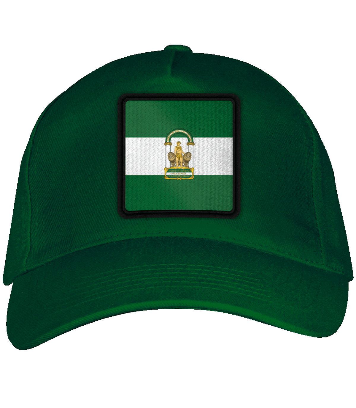 Gorra adulto con parche bandera Andalucía