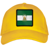 Gorra adulto con parche bandera Andalucía