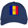 Gorra adulto con parche bandera Andorra