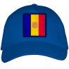 Gorra adulto con parche bandera Andorra