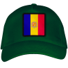 Gorra adulto con parche bandera Andorra