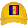 Gorra adulto con parche bandera Andorra