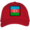 Gorra adulto con parche bandera Aserbaiyan