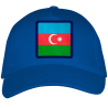 Gorra adulto con parche bandera Aserbaiyan