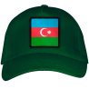 Gorra adulto con parche bandera Aserbaiyan