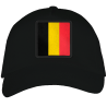 Gorra adulto con parche bandera Bélgica