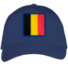 Gorra adulto con parche bandera Bélgica