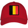 Gorra adulto con parche bandera Bélgica