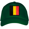 Gorra adulto con parche bandera Bélgica