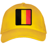 Gorra adulto con parche bandera Bélgica