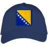 Gorra adulto con parche bandera Bosnia y Herzegovina