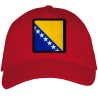 Gorra adulto con parche bandera Bosnia y Herzegovina