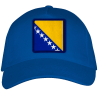 Gorra adulto con parche bandera Bosnia y Herzegovina