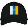 Gorra adulto con parche bandera Canarias