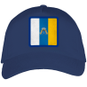 Gorra adulto con parche bandera Canarias