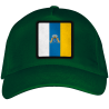 Gorra adulto con parche bandera Canarias